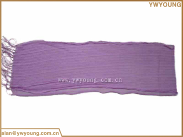 Custom Made High Fashion Purple Color Pure Scarf