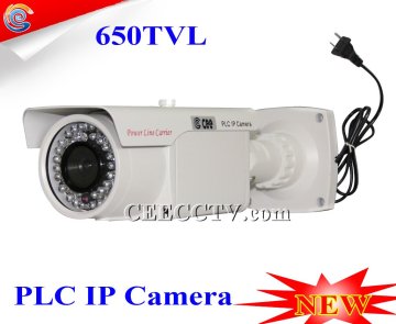 650tvl, Hd High Speed Power Line Camera Plc Ip Camera Villa Monitoring System Cee-plc-16