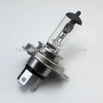 Quartz glass halogen automotive bulb