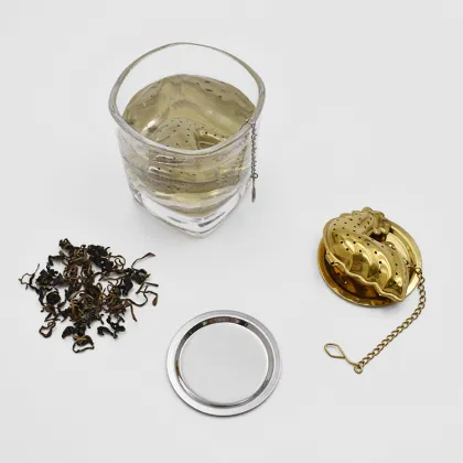 Chicken Shaped Stainless Steel Rose Gold Tea Infuser for Loose Leaf Tea