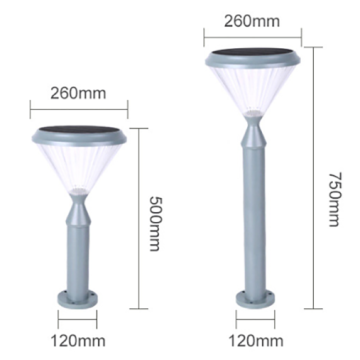 LEDER 4.5W SMD2835 Gray Led Bollard Light