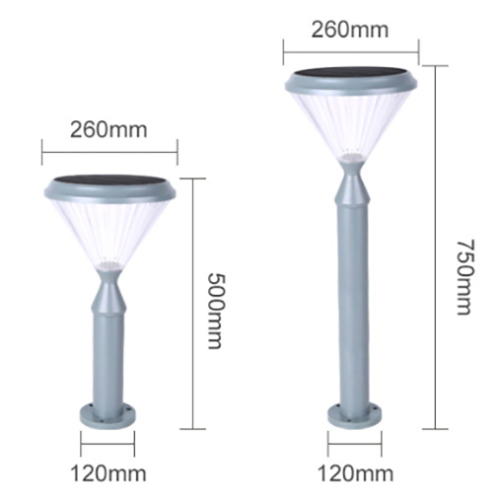 LEDER 4.5W SMD2835 Gri Led Bollard Işık