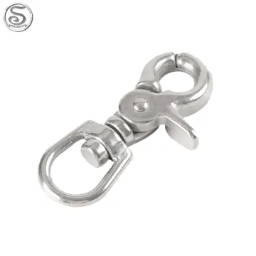 Stainless Steel 316 Marine Hardware Trigger Snap Hook Swivel Snap Hook