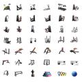 1000㎡ complete commercial gym equipment package