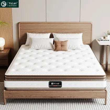 High-End Customizable Luxury Pressure Relief Euro Top Mattress