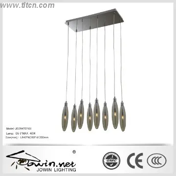 glass light chandelier specification JD254707-08