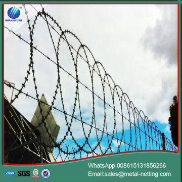 anti-climb razor wire security flat razor wall