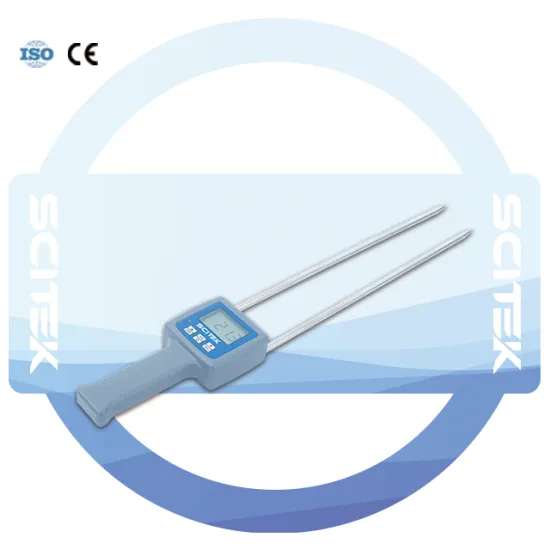 Temperature Compensated SCITEK Grain Moisture Meter: Conductivity Method for Precise Moisture Content Measurement