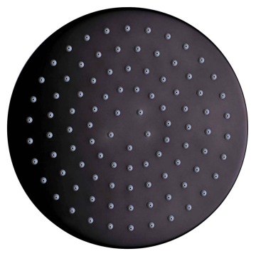 Pommeau de douche de tête noir mat