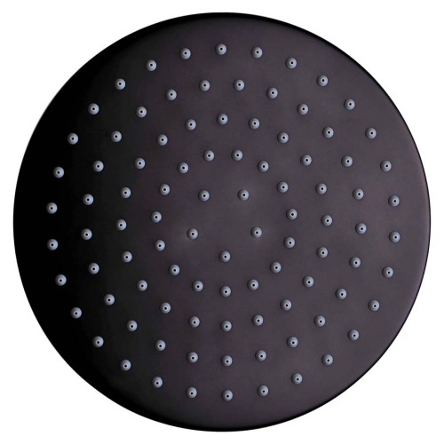 Pommeau de douche de tête noir mat