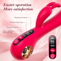 Vibrador Rabbit Dildo com 9 modos de vibração de impulso