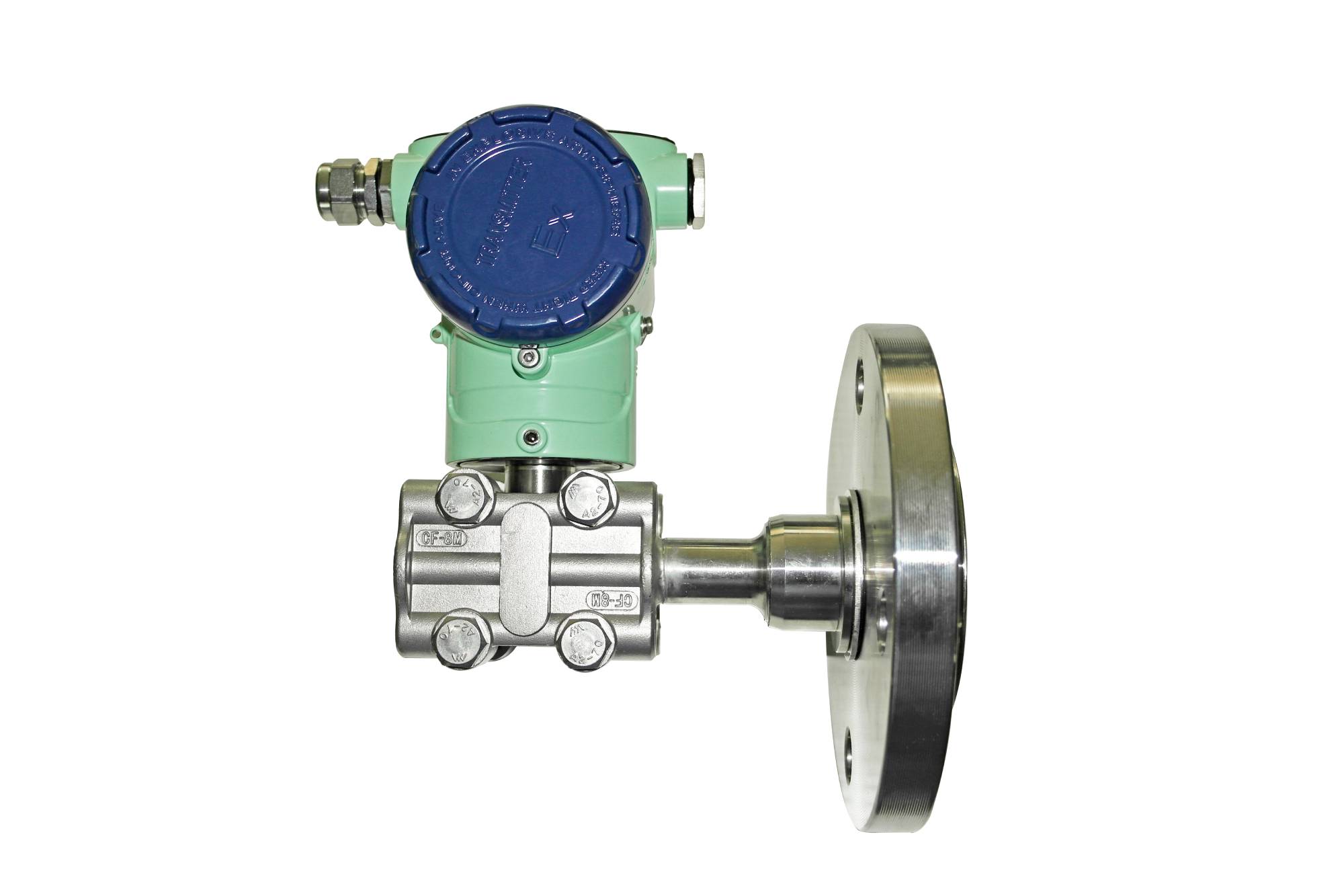 Single flange differential pressure transmitter