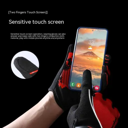 New Style Outdoor Mountain Bike Full Finger Shockproof Cycling Gloves