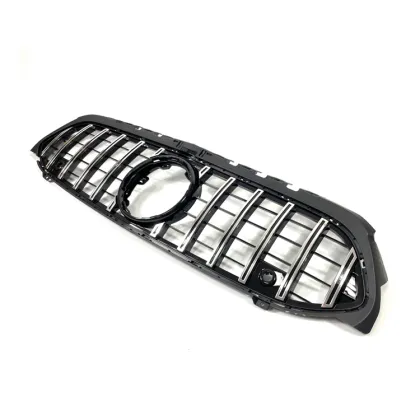 Abs Silvery Chrome Front Mesh Car Grille for Mercedes Benz W177 2019 GT