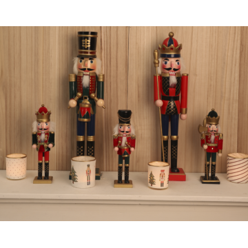 Many Different Color Various models directly Christmas wooden nutcracker Factory