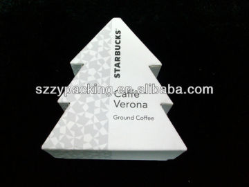 Christmas tree shaped gift box, small Christmas gift boxes with lids