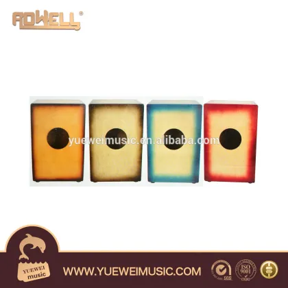 Latin Cajon percussion musical instrument