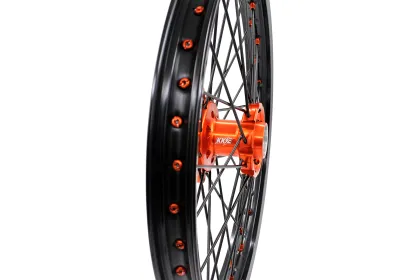 KKE Motorcycle Dirt Bike Wheels for KTM 125/450 EXC SX-F - Orange Hub Black Rim