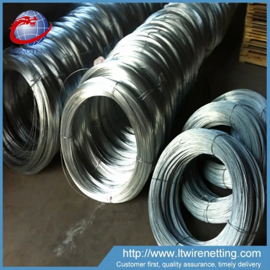 Electro/ hot dipped galvanized steel wire factory price