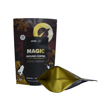 Sac de café biodégradable 100% compostable pour marc de café