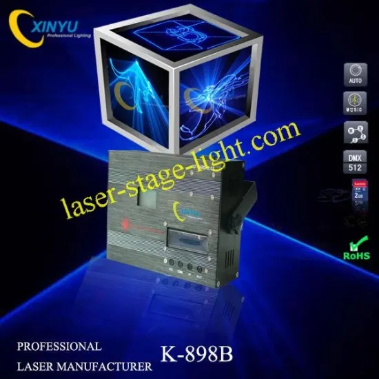 K-898b Blue Cartoon Laser Light With 2g Sd Card
