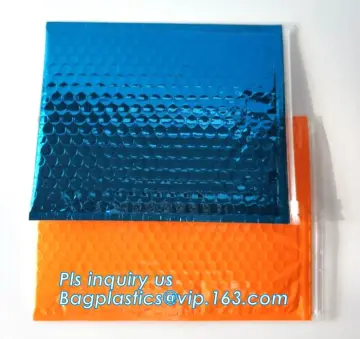 adhesive tape bubble bag with slider zipper, shock proof bag with slider zip lock for fragile articles, reusable air bubble stat