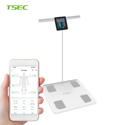 Smart Body Composition Analysis Fitness Health Meter - 180kg Weight BMI Measurement BIA Weighing Scale