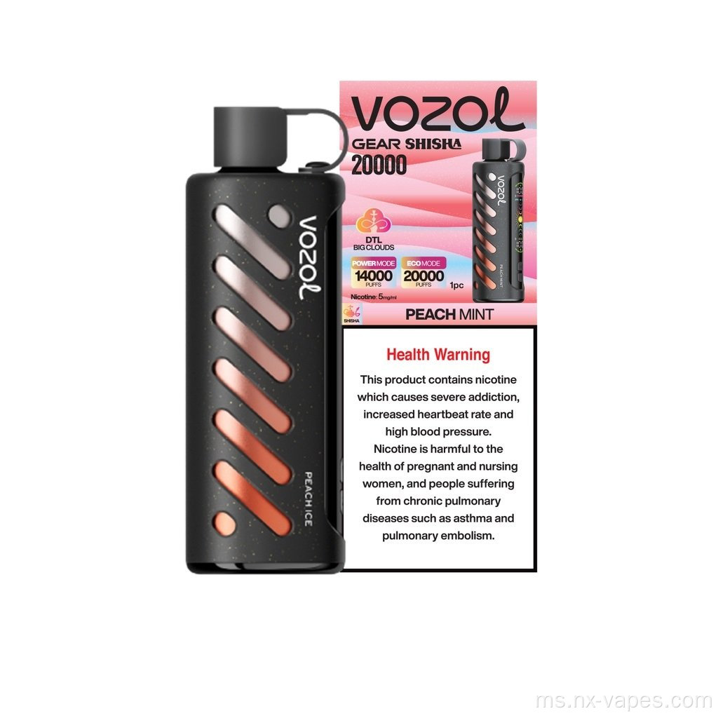 Vozol Gear Shisha 20000 Puffs Vape Vape Borong