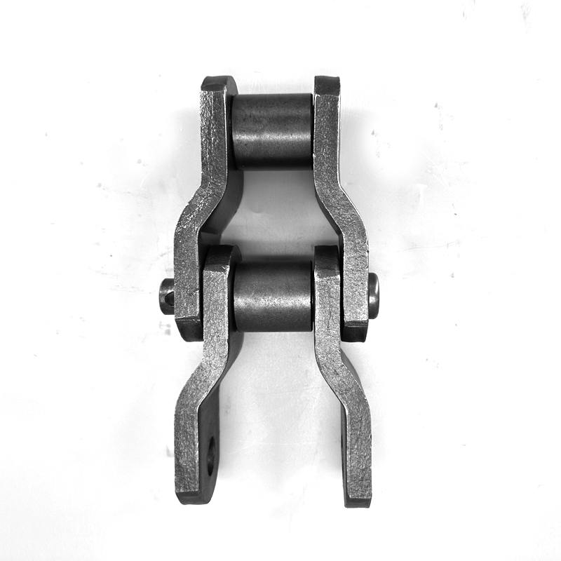 Heavy industrial bent plate chain link