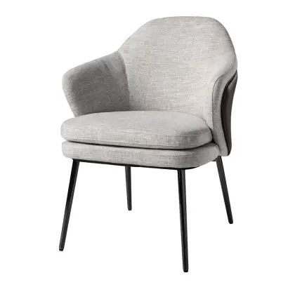 Angle chair white negotiating single chair