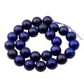 Perles rondes naturelles de lapis lazuli de pierres précieuses naturelles lâches de 14MM pour la fabrication de bijoux