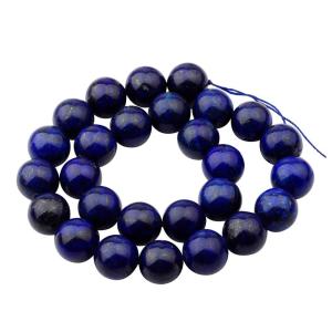 14 MM suelta piedras preciosas naturales Lapis Lazuli cuentas redondas para hacer joyas