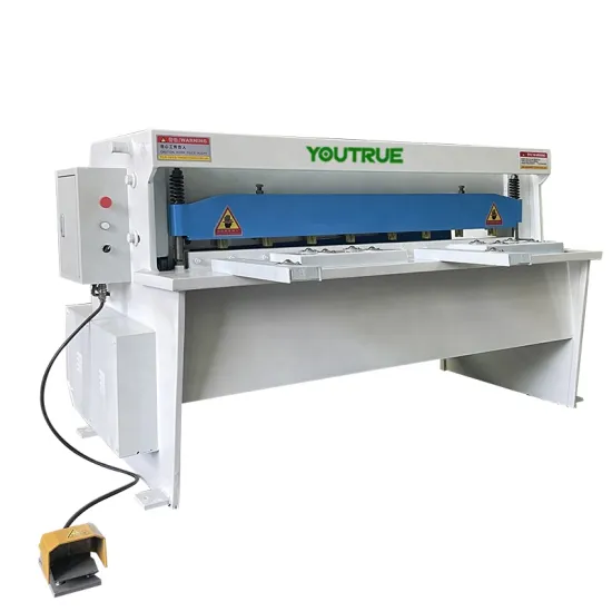 Hot Sale Electric Guillotine Carpet Shearing Machine 6*1500 for Efficient Carpet Cutting