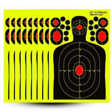 Hunting Training Targets: 9.5x14.5 inch Splatter Paper Stickers
