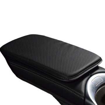 Universal Carbon Fiber Auto Center Console Cover and Interior Car Armrest Box