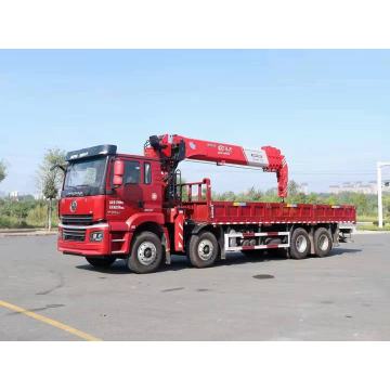 CLW 8x4 crane truck, diesel type crane truck