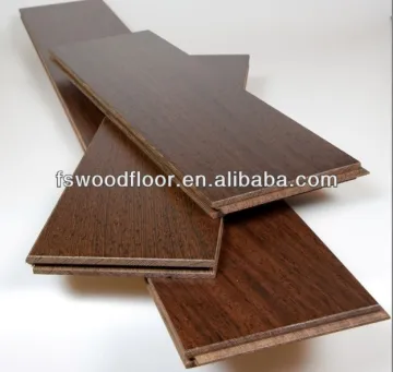 UV finished wenge solid wood flooring