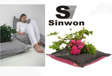 Flower Pot Pillow and Cushion