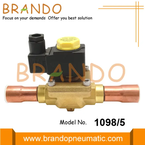5/8'' Solder 1098/5 Castel Type Solenoid Valve 220/230V