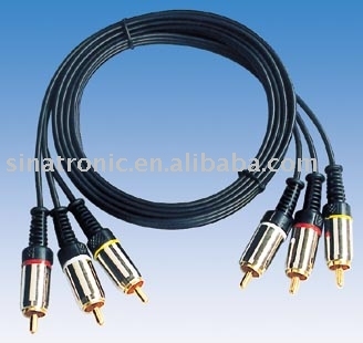 AV Cable (3RCA Male TO 3RCA Male)