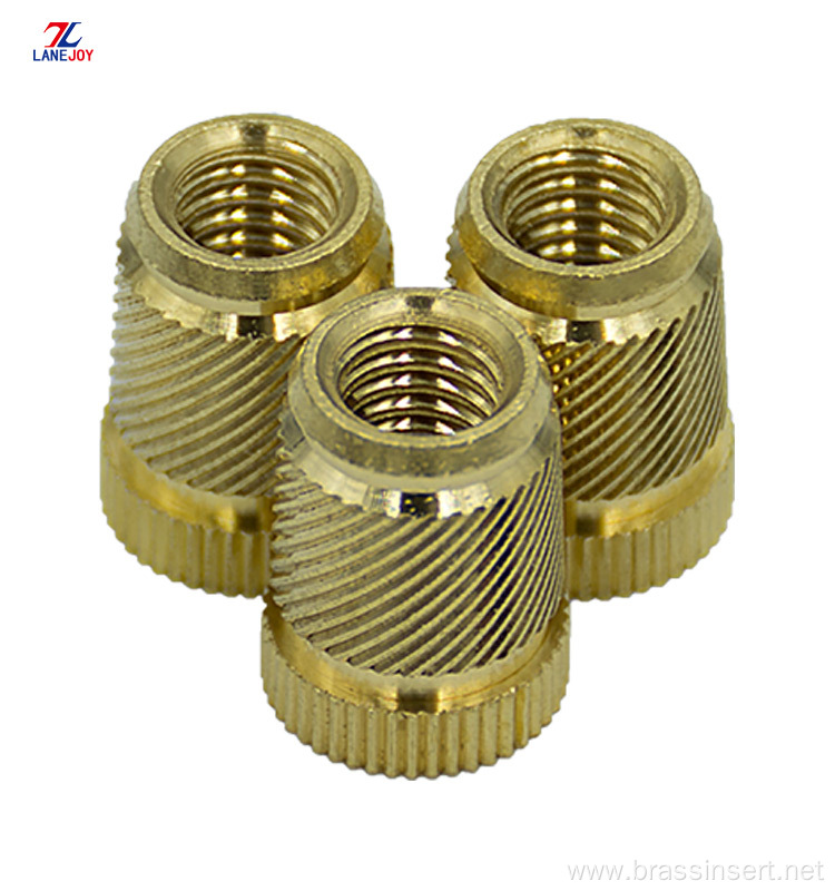 round long brass connector cap coupling ring nut