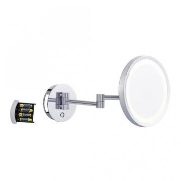 Wall mounted rechargeable led mirror