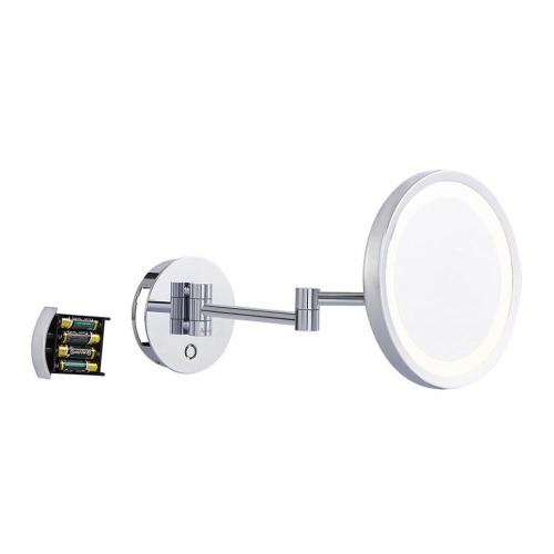 Wall mounted rechargeable led mirror