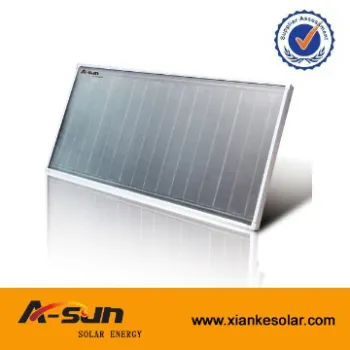 Flat panel solar water heater