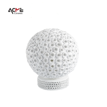 Vintage Porcelain Art Desk Lamp: Eco-Friendly Reading Light for Bedroom