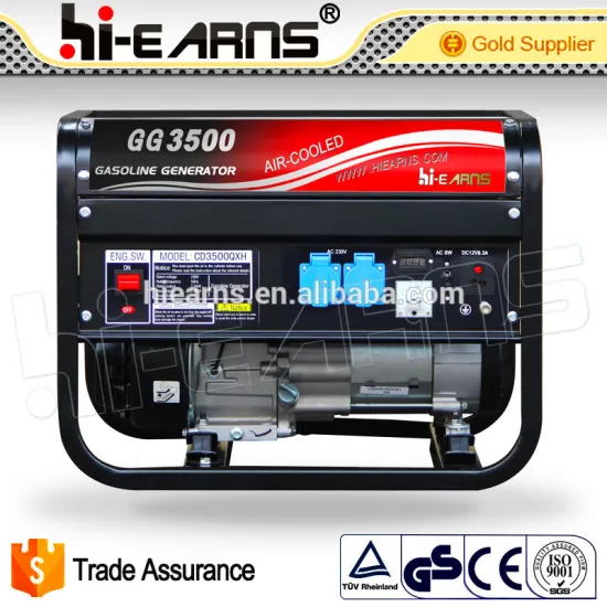 Hot sale 2.5KVA portable open type gasoline generator
