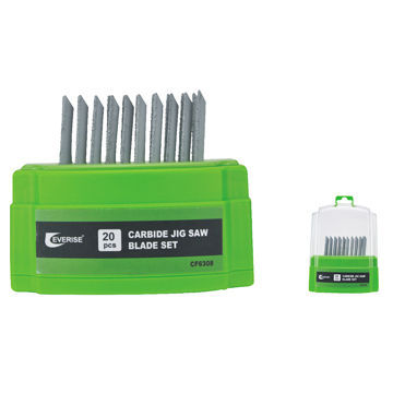 20-piece carbide jig saw blade set