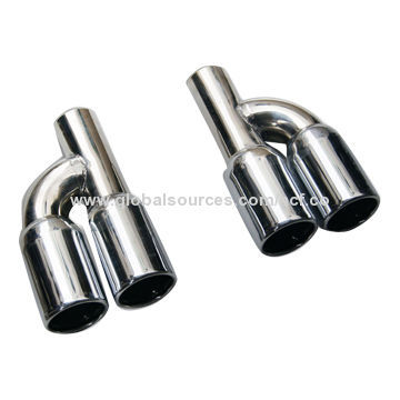 Universal Exhaust Burn Blue Tailpipe Tips, Engine And Muffler