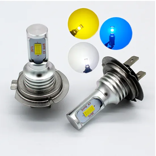 High-Brightness H7 LED Fog Light 2000LM 72W CSP 3570 Chip 6500K White for Motorcycle Bike Head Lamp
