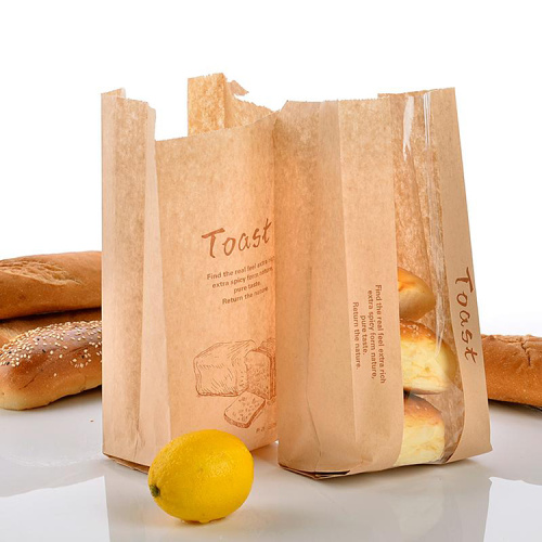 Factory Price Kraft Paper Bread Bag